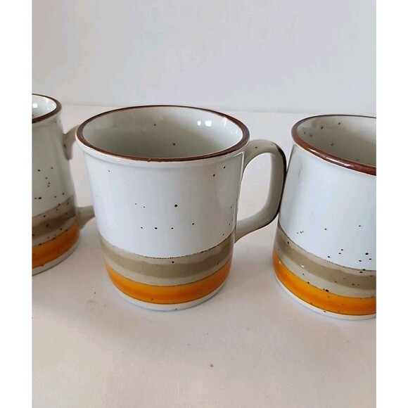 Lunch Mates Mug Cultural Collection Sunset Pattern Made In Japan Set Of 3 - Picture 3 of 5